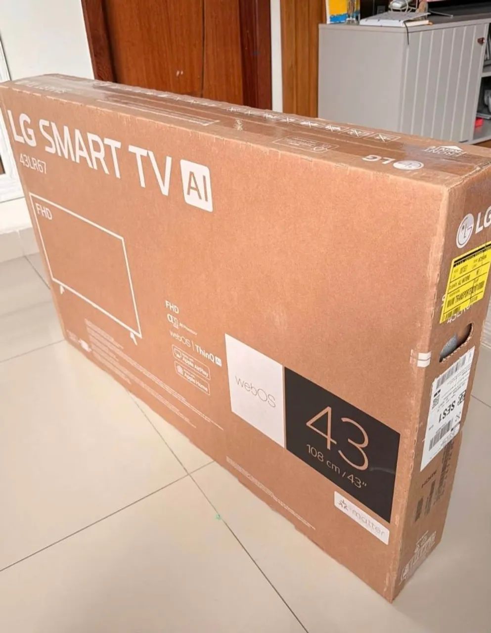 Smartv LG 43" Lacrada 