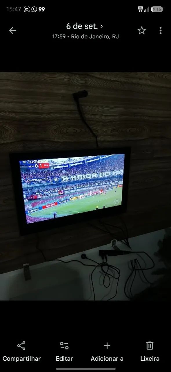 Vendo essa TV de 19 polegadas seminova não é smart  - Foto 3