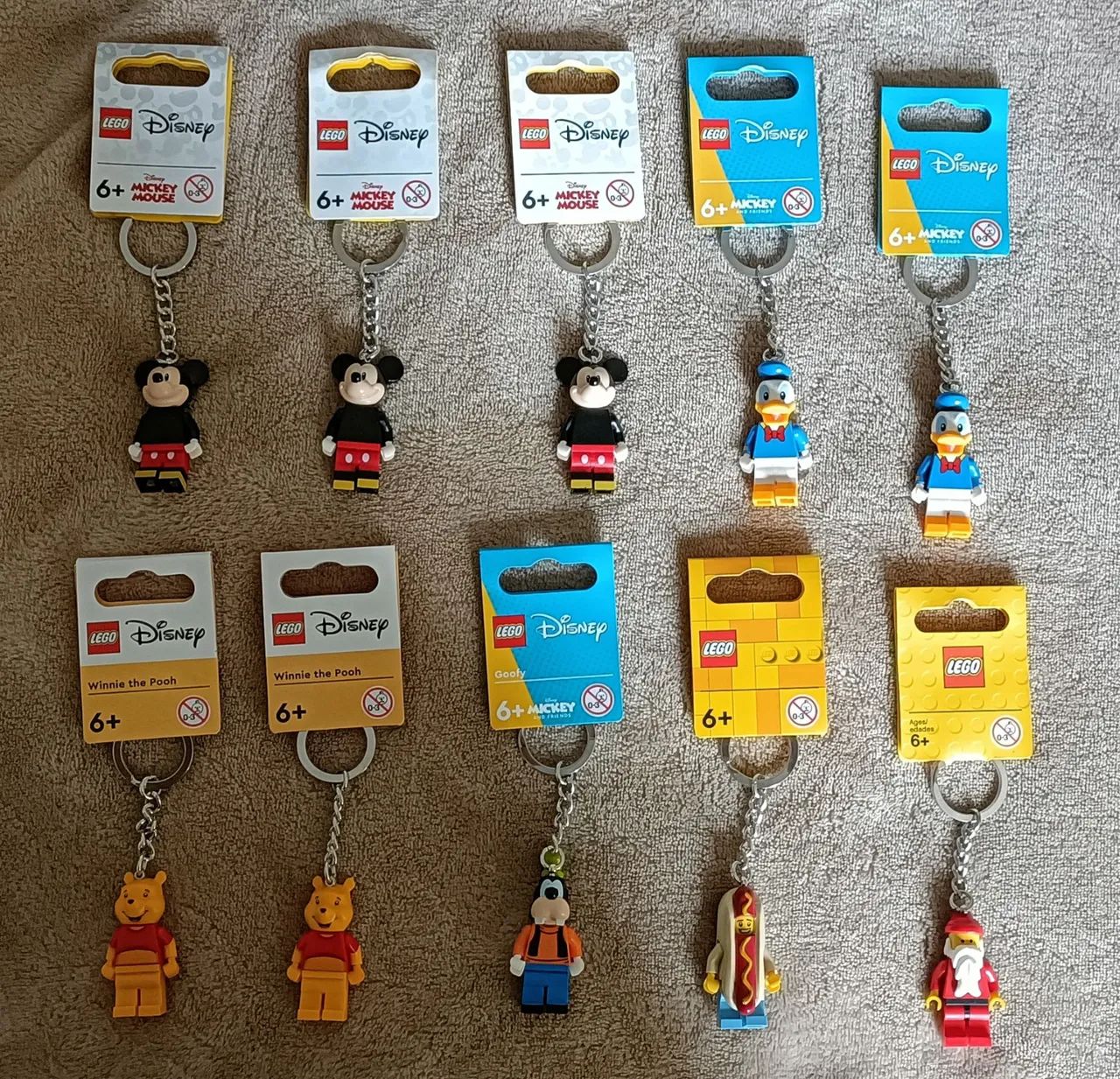 Lego Chaveiros Disney 