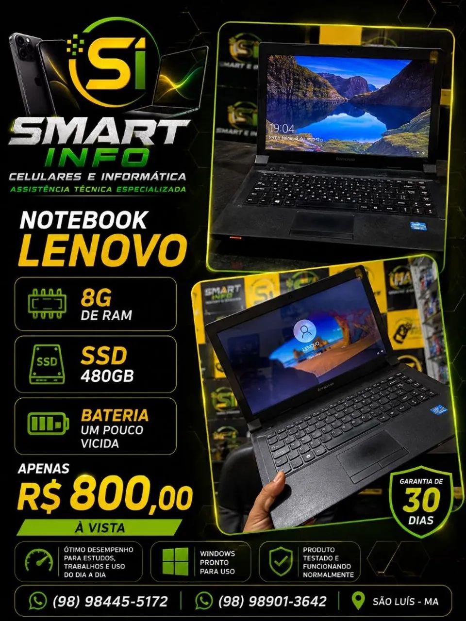 Notebook Lenovo 