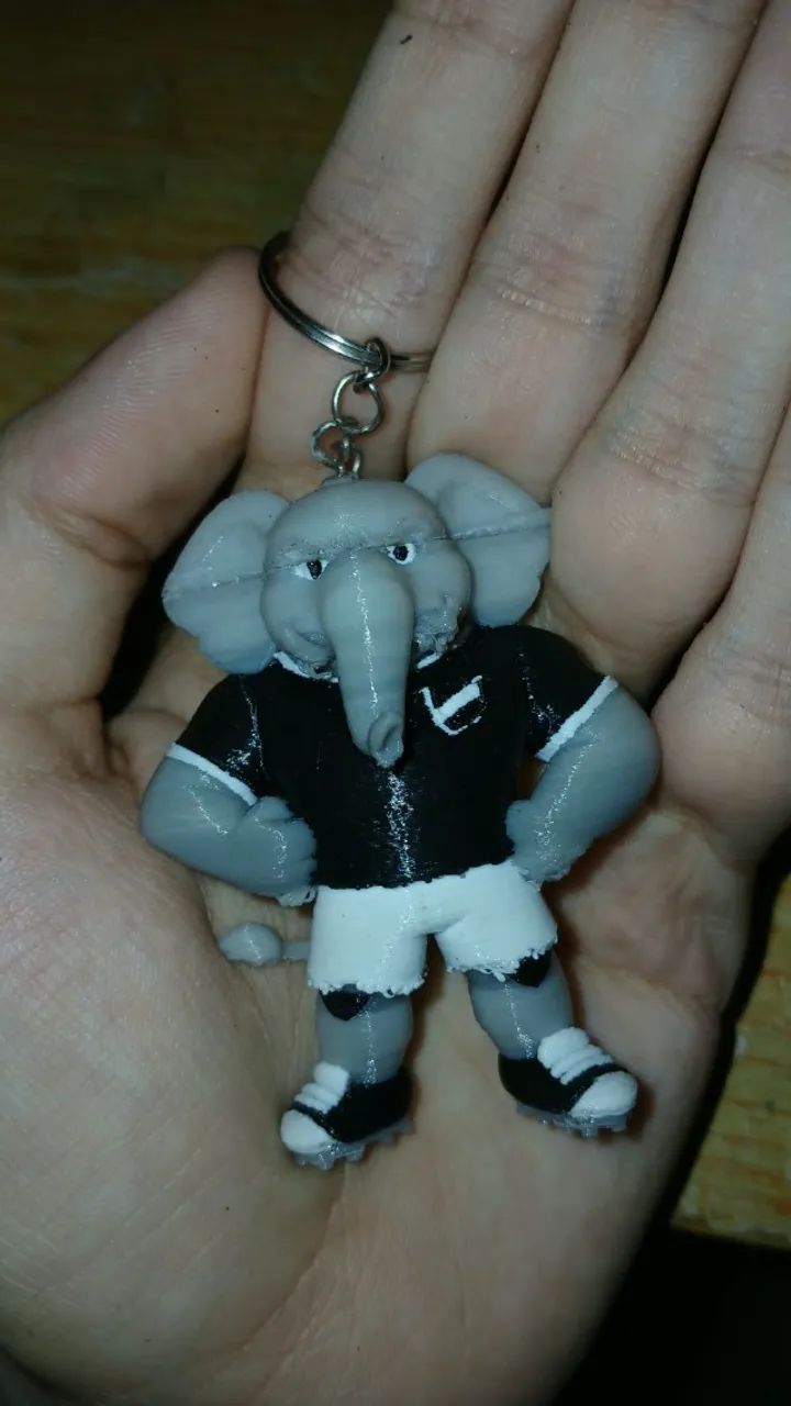 10 chaveiro elefante time  - Foto 2