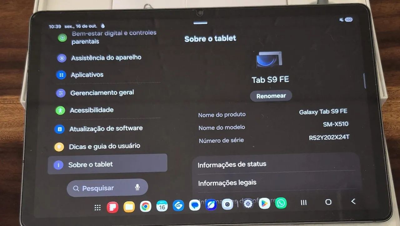 Tablet Samsung tab s9 fe  - Foto 4