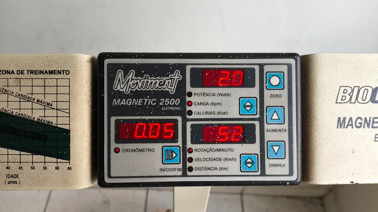 Bicicleta Ergométrica Movement Biocycle Magnetic 2500 - Funcionando - Foto 3