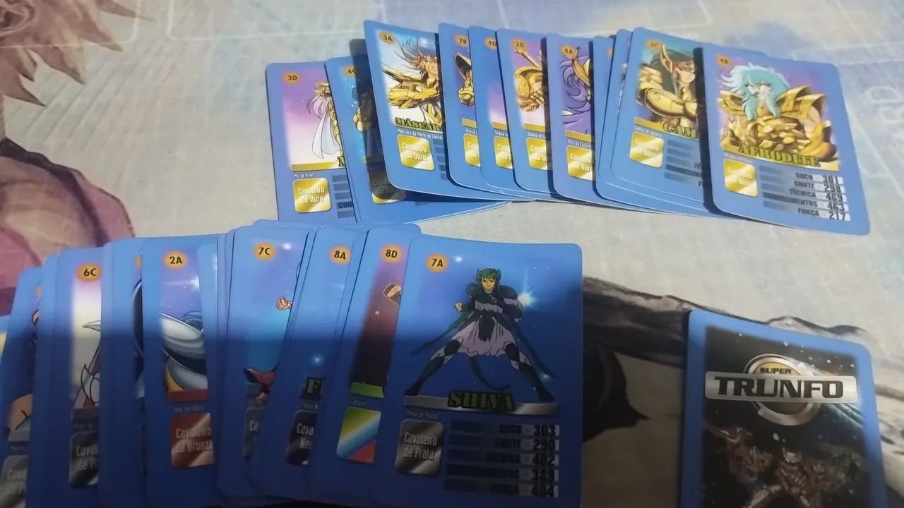 Super trunfo saint seiya - Hobbies e coleções - Morrinhos, Guarujá