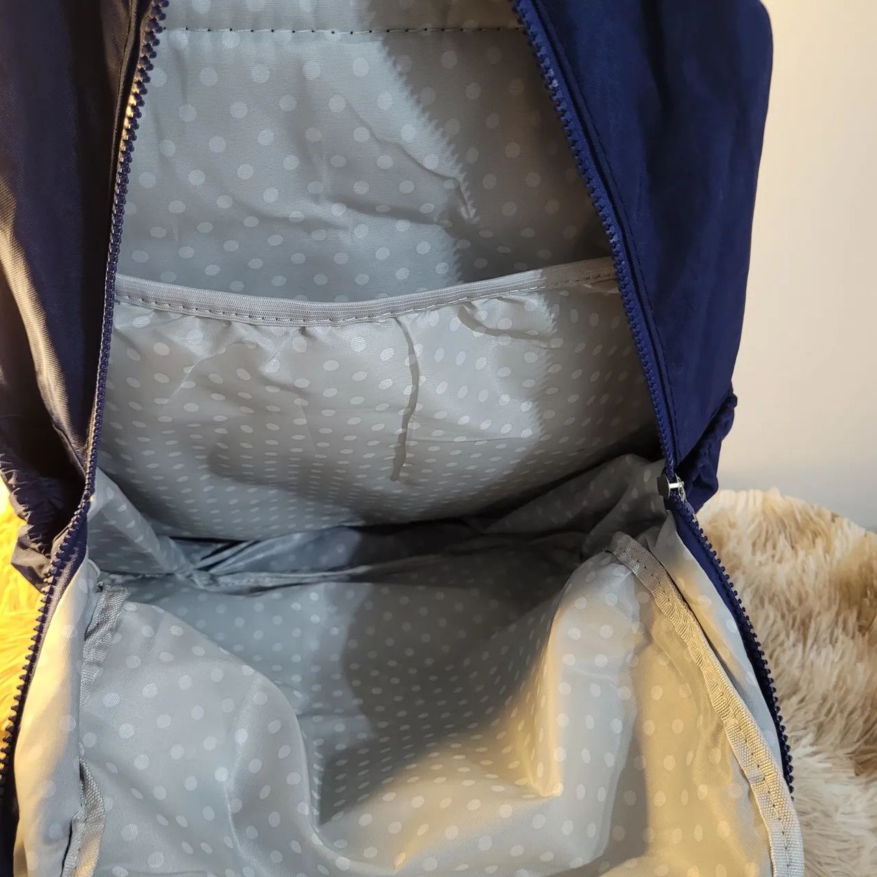 Mochila grande, impermeável, nova,azul - Foto 5