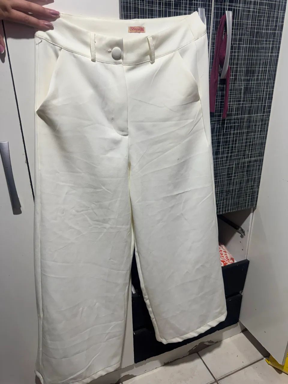 Calça branca  - Foto 2