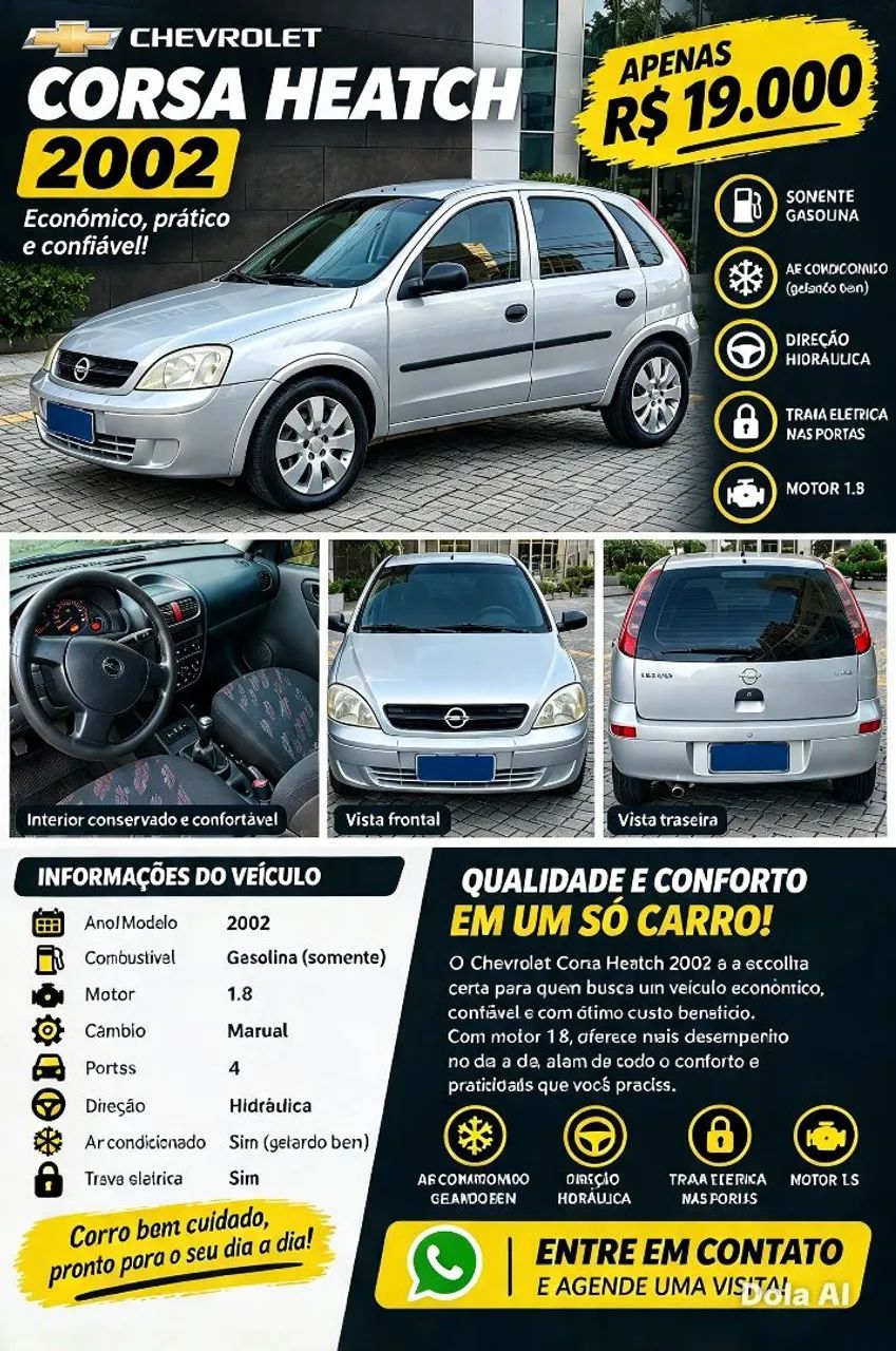 Chevrolet Corsa Corsa Hatchback 1.0 MPFI 8V 71cv 5p 2003