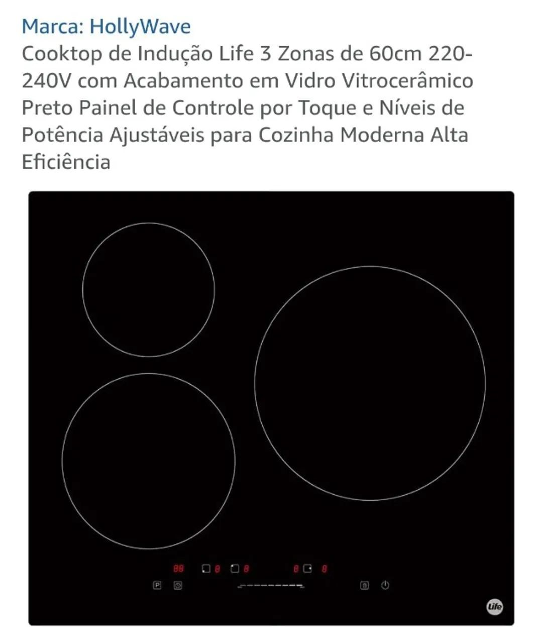 Cooktop de Indução Life  - Foto 2
