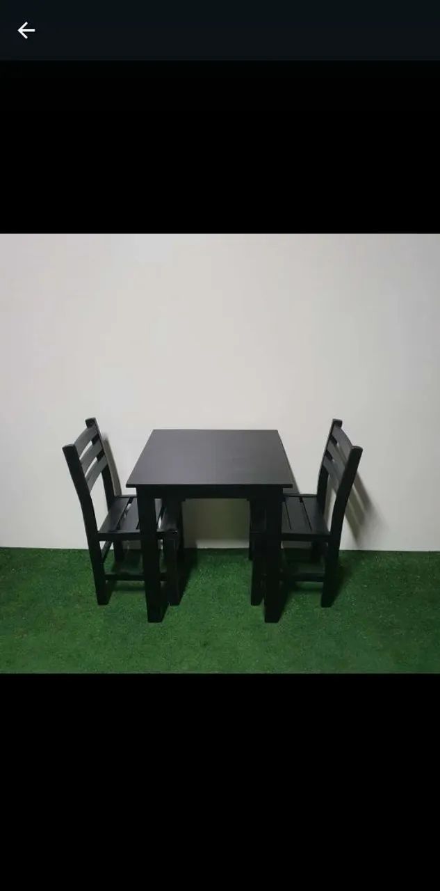 Mesa 70x70 madeira  - Foto 3