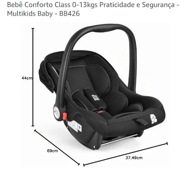 Bebê Conforto Multikids até 13kg - Foto 2