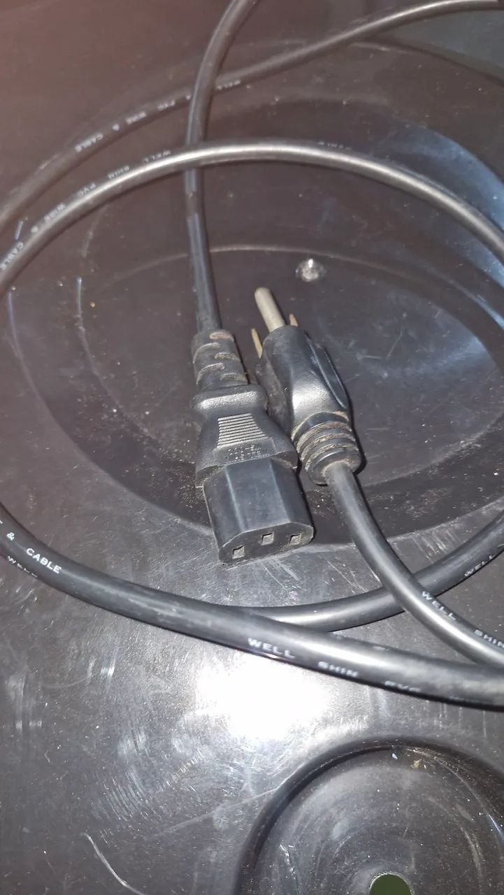 ?Cabo de Força para Computador, Monitor ou TV - Padrão 3 Pinos - Foto 2
