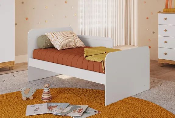 Berço Cama Americano Ben, 100% MDF - Peroba - Foto 3