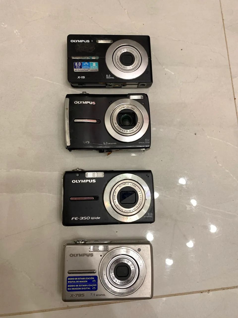 Câmeras Digitais Olympus para Colecionador ou Peças - Vários Modelos