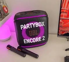 JBL Partybox Encore 2 Caixa de Som Com Microfone Original  - Foto 3