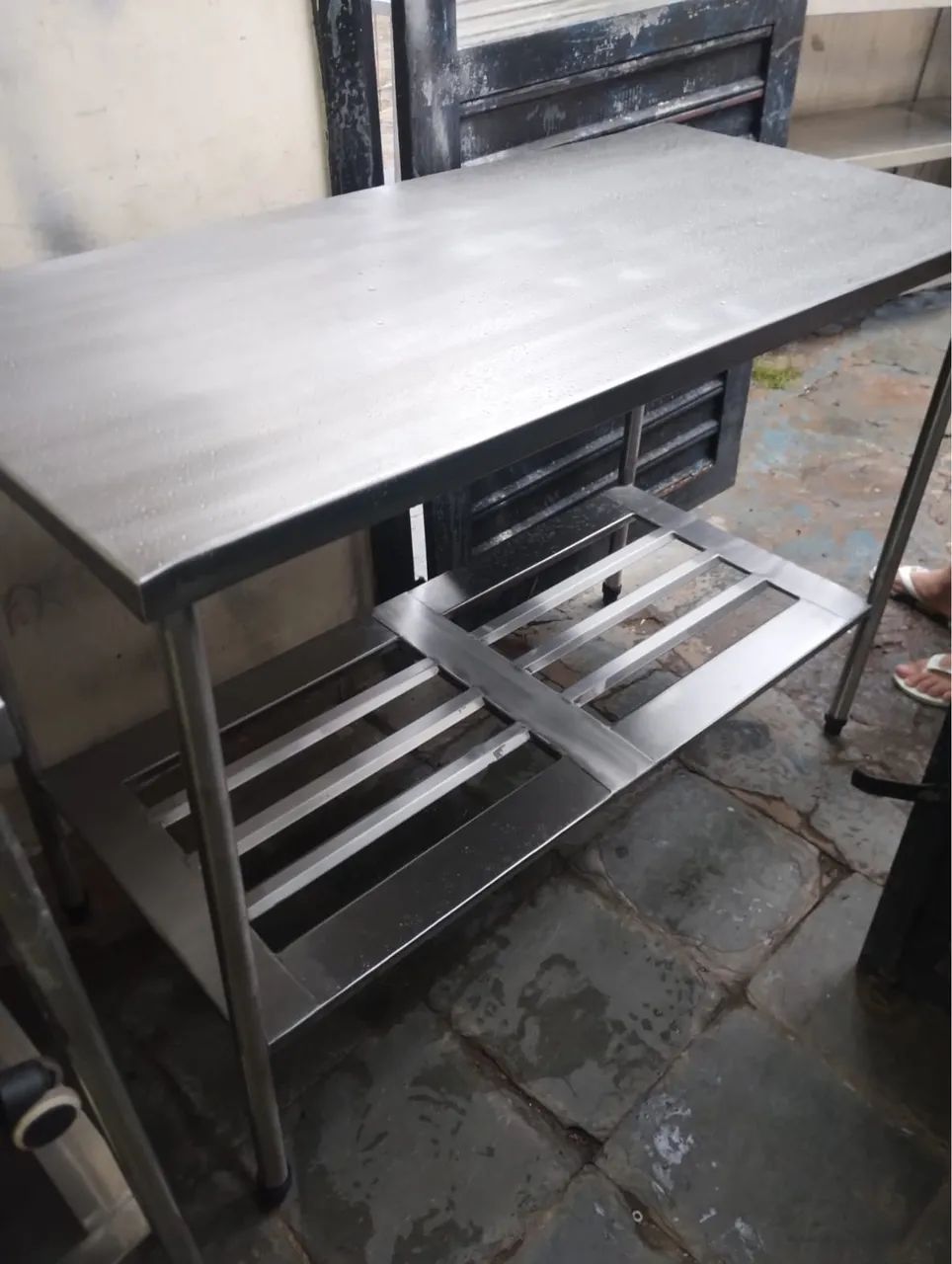 Mesa inox 1,26 x 60