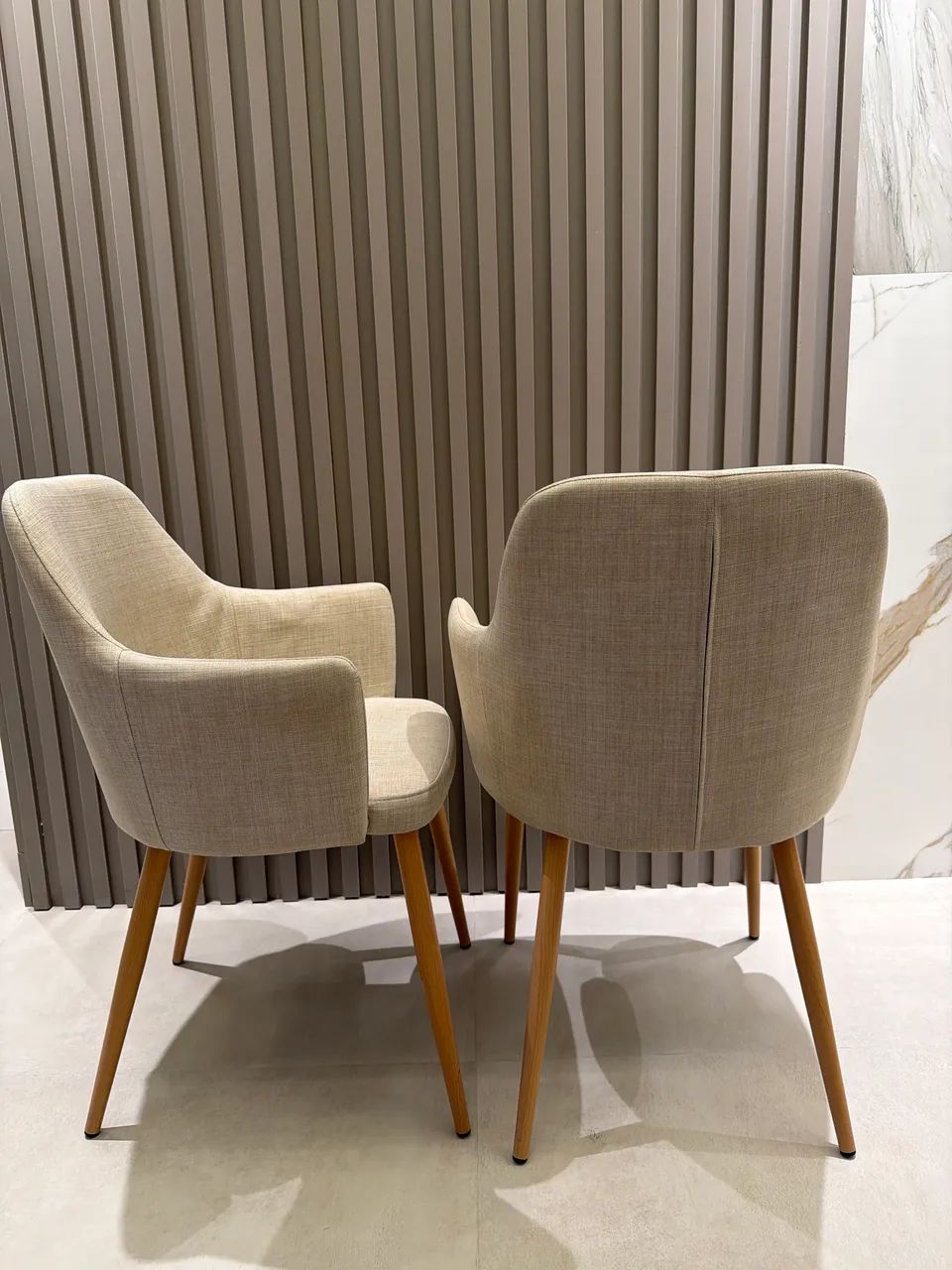 Poltronas bege (4 unidades) - Foto 2