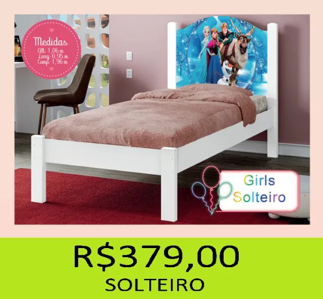 Cama solteiro adesivada super resistente - Foto 4