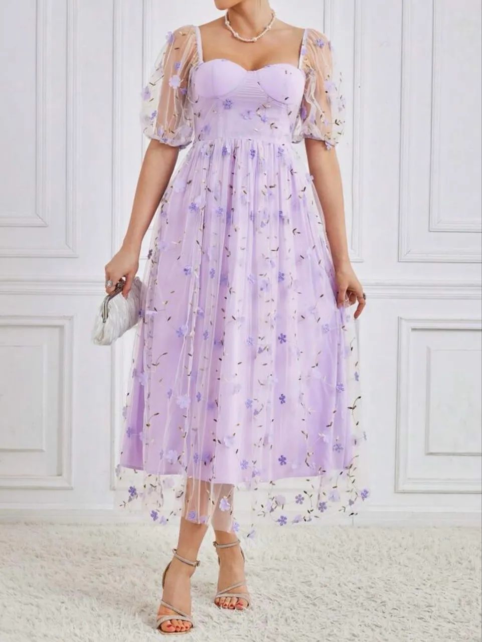 Vestido Florido Shein