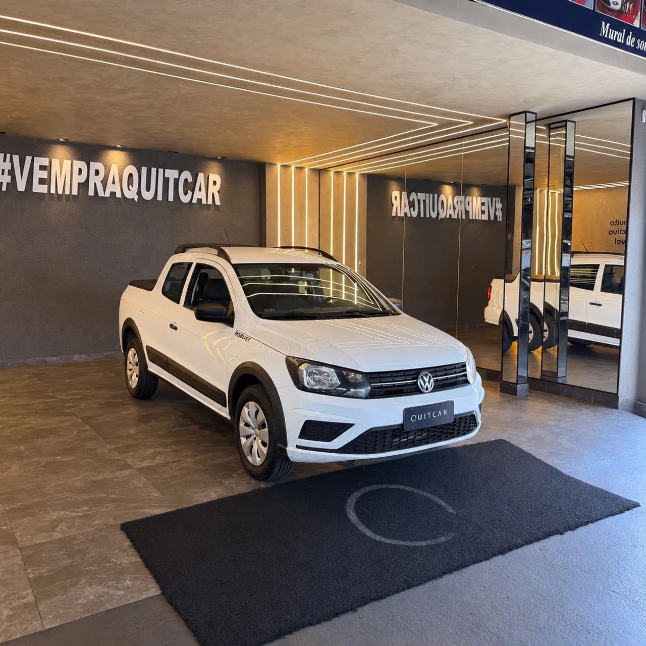 Volkswagen Saveiro Robust 1.6 Total Flex 16V CD 2018 - Foto 2