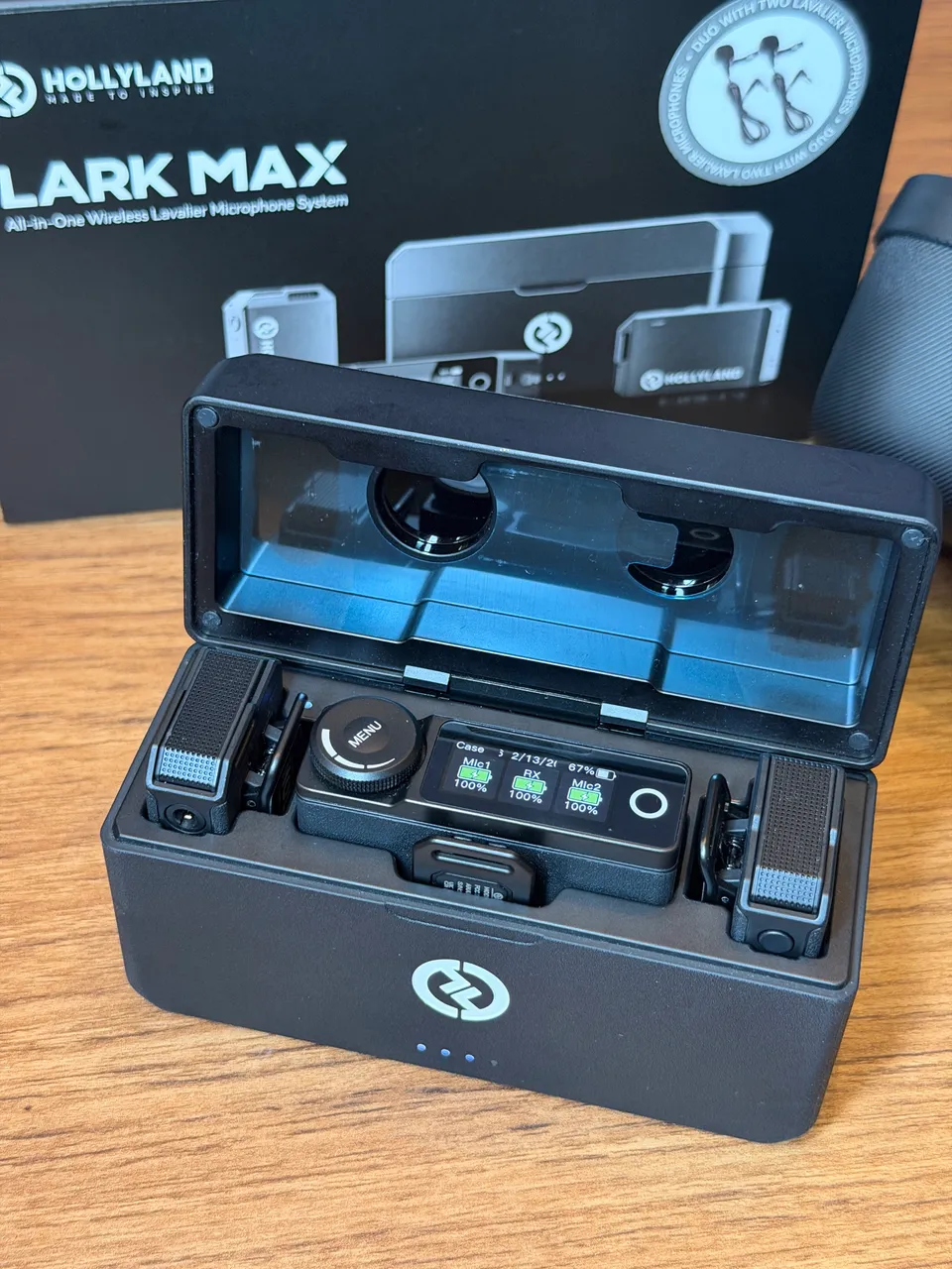 Hollyland Lark M2S Combo (Camera RX+USB-C RX+ Lightning Adaptador