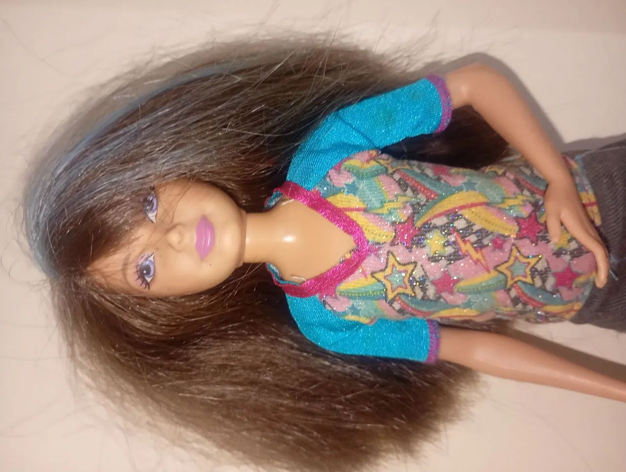 Boneca Skiper com Roupinha e Tênis  Azul  - Foto 5