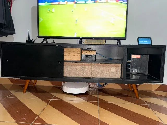 RACK RETRO WEIMAR PRETO 162cm - Foto 3