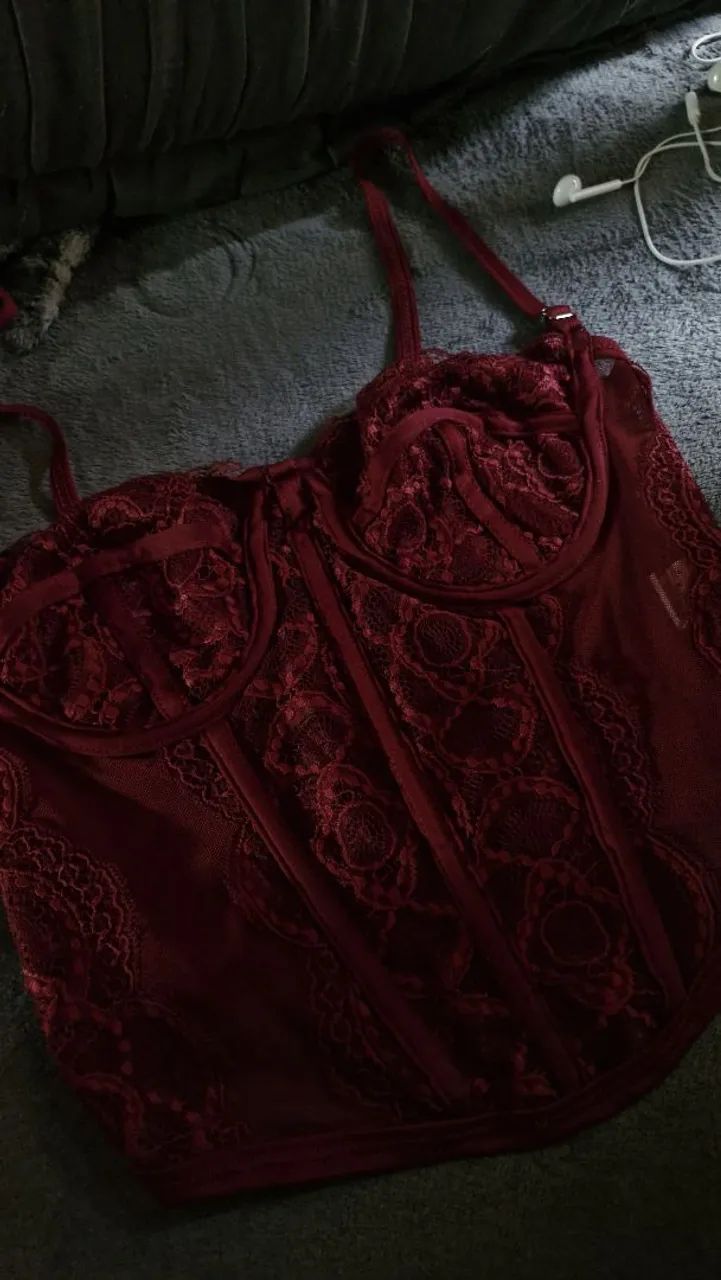 Corset vinho