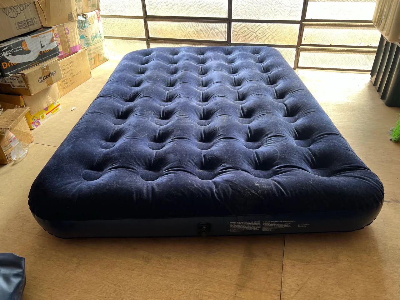 Colchão Inflável Casal Azul Mor e Basic+ - Foto 2