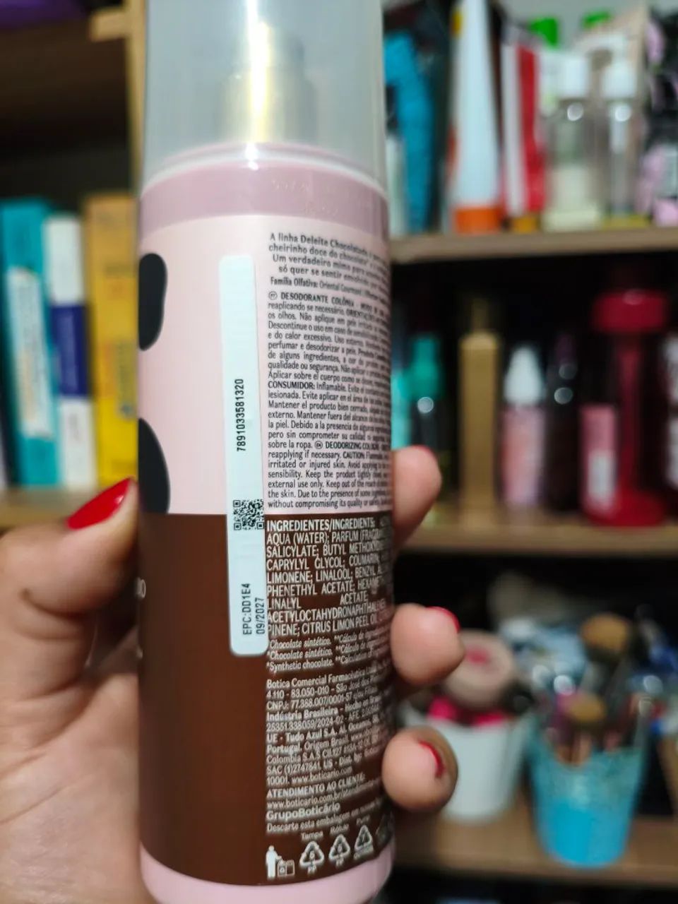Body Splash Deleite Chocolatudo (Boticário) 200ml - Foto 3