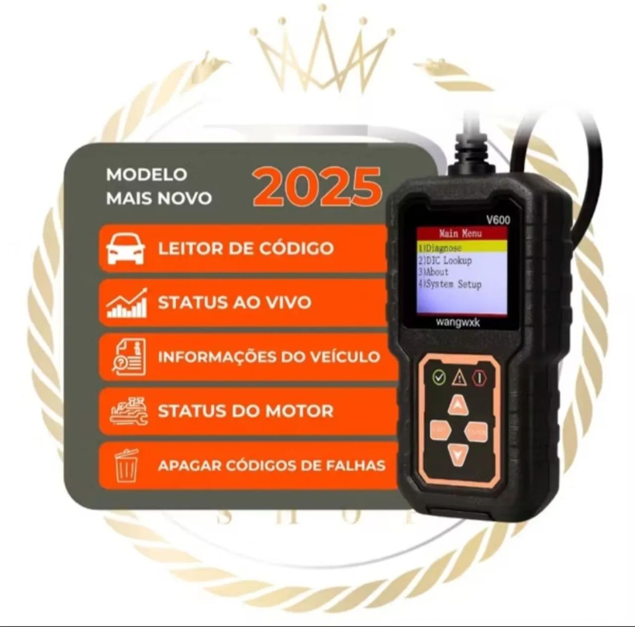 Leitor de Código de Falha no Motor - Foto 2