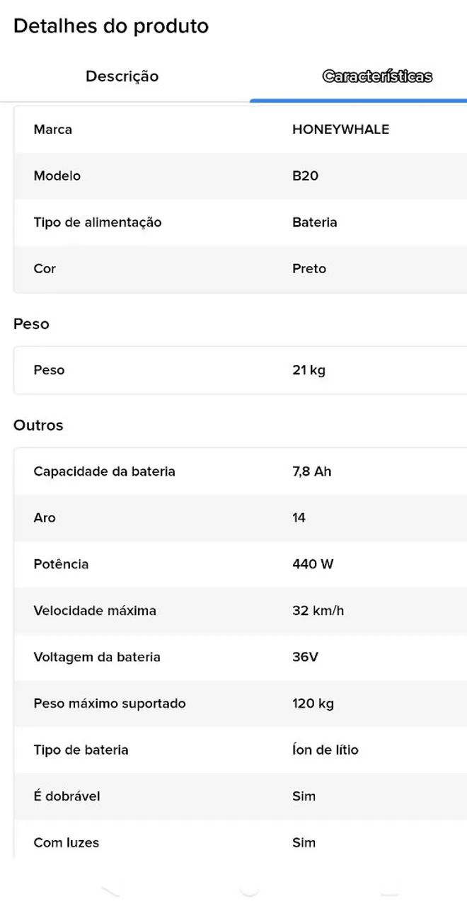 Bicicleta elétrica honewhaley B20 - Foto 5