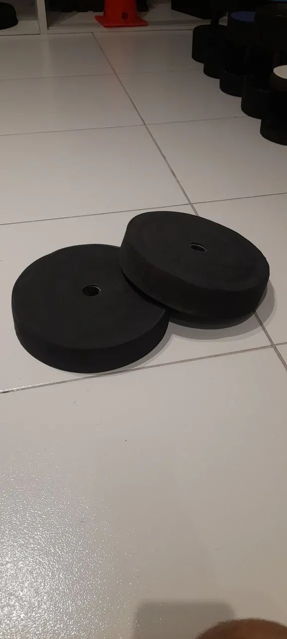 2 anilhas 5kg (novo) - Foto 4