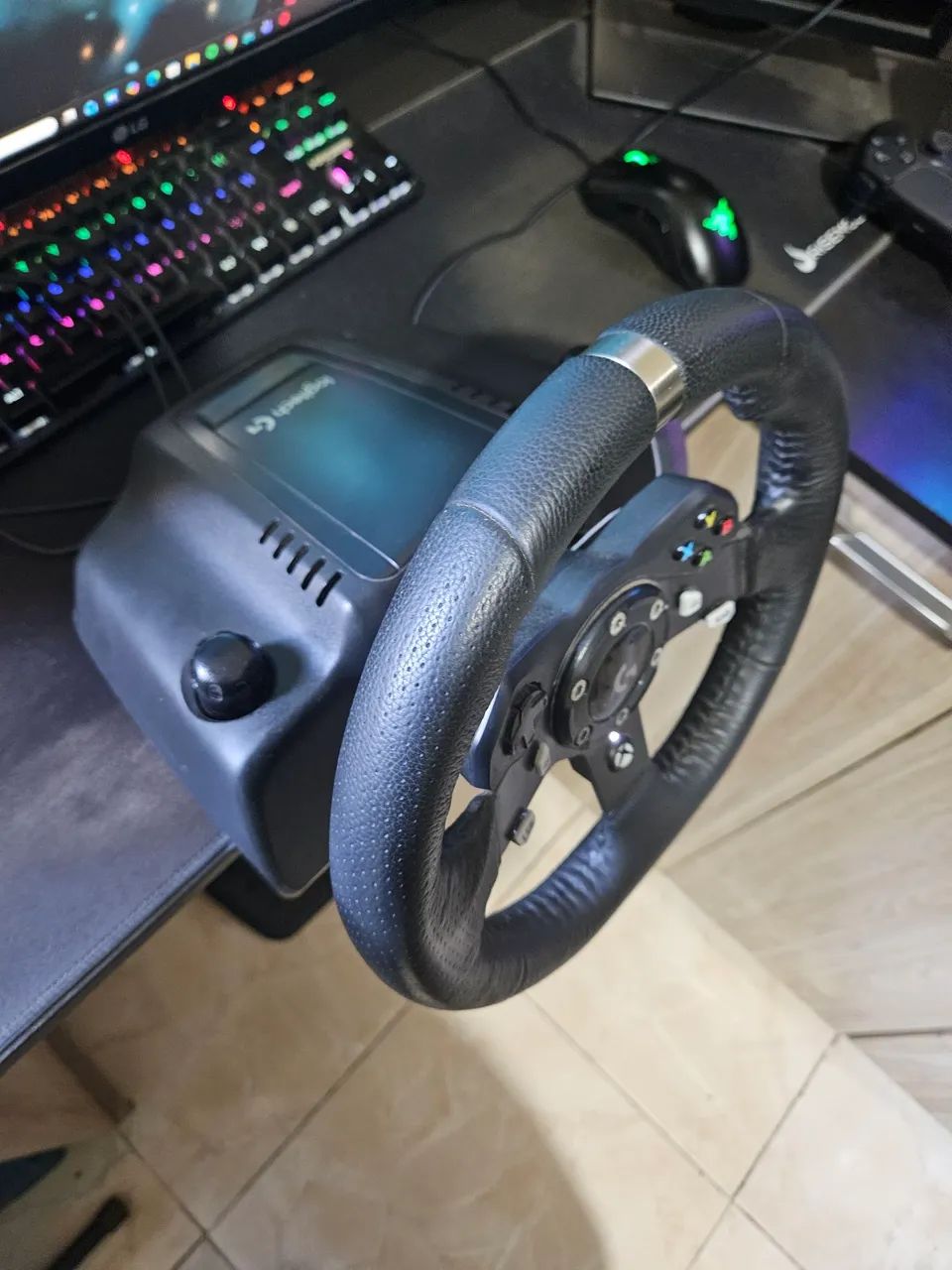 Volante logitech G920, PC e Xbox - Foto 4