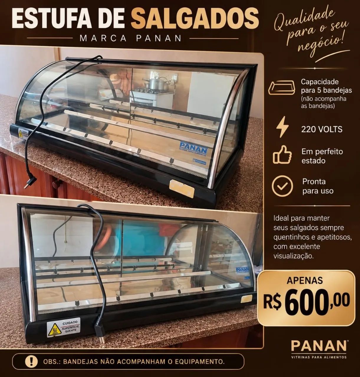 Vende se estufa