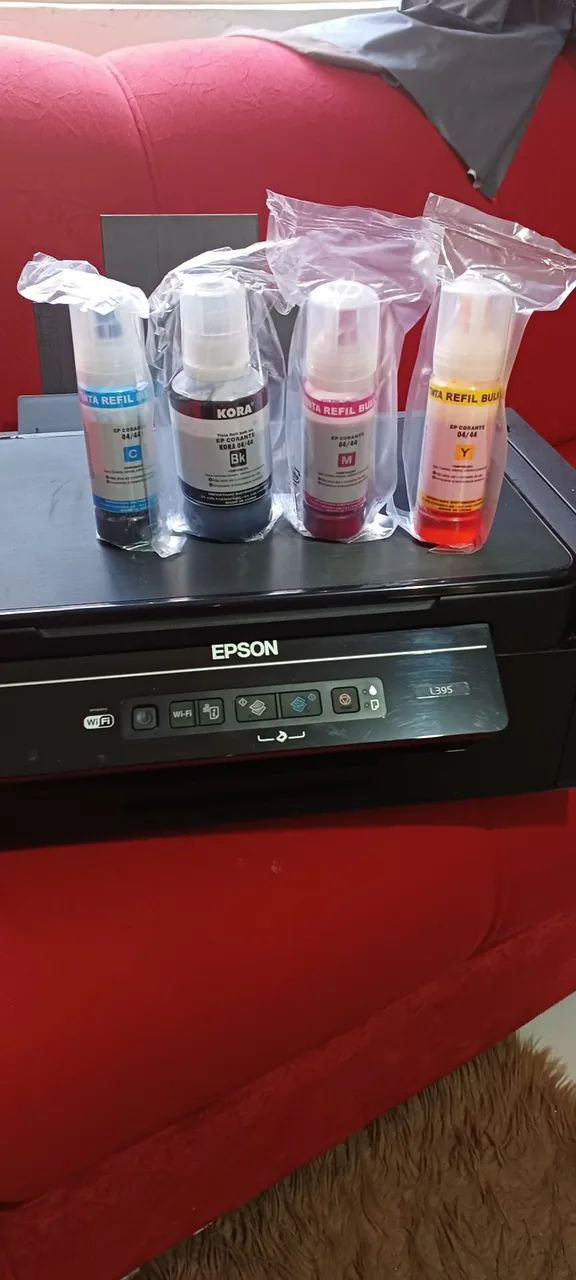 Impressora epson + tintas - Foto 2