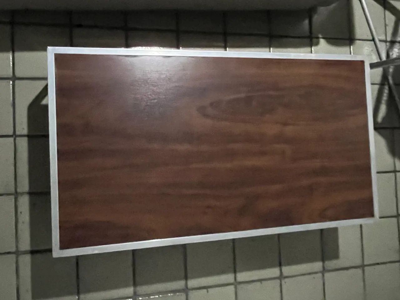 Mesa de centro em inox e madeira  - Foto 3
