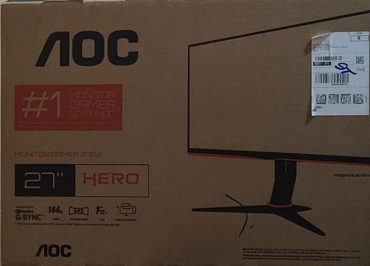 Monitor AOC Gamer 27 G2 144HZ - Foto 2