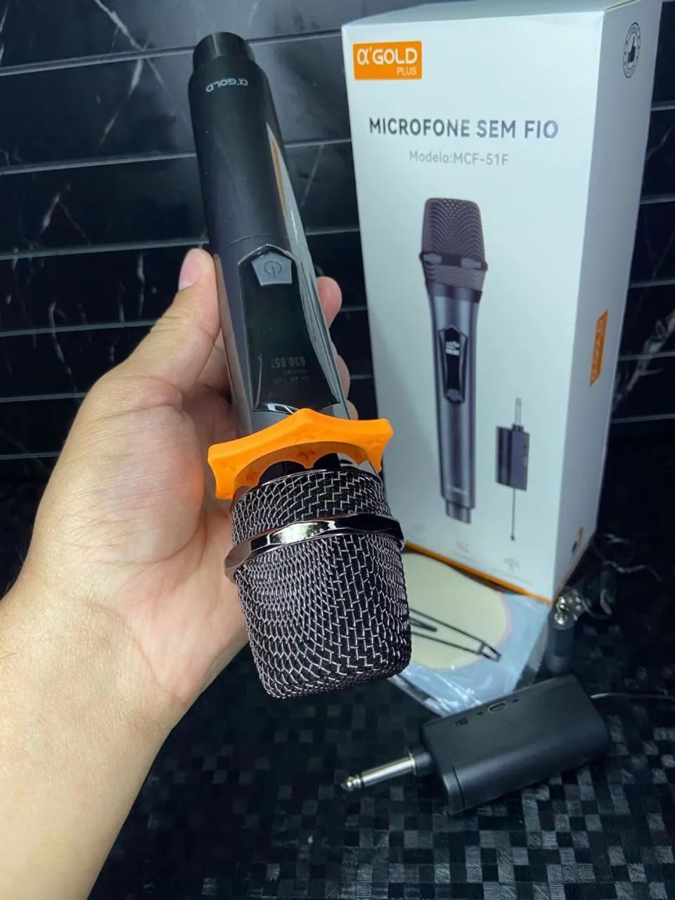 MICROFONE SEM FIO SL - MCF-51F A'GOLD PLUS - Foto 3