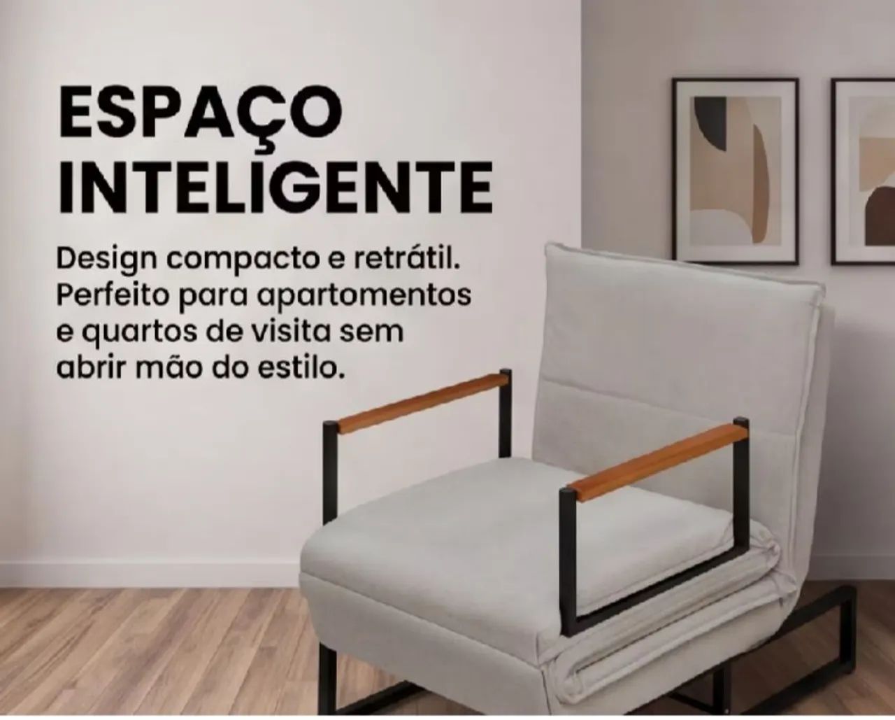 Poltrona Do Papai Reclinável Retrátil Versátil Macia Moderna  - Foto 2