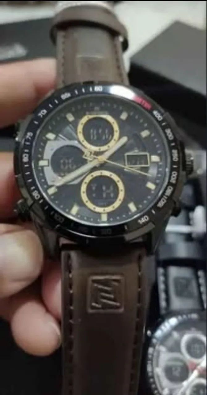 Relógio Naviforce Pulseira de Couro  - Foto 2