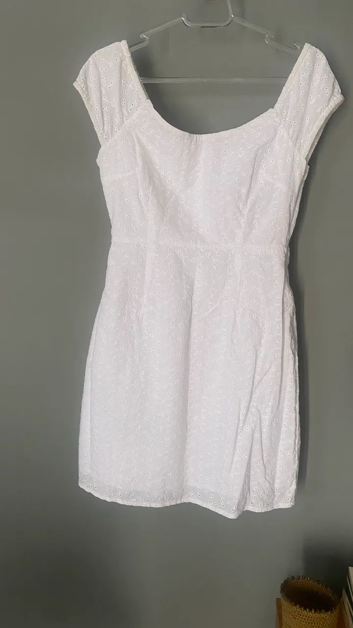Vestido Delicado de tecido lese - Clockhouse - Foto 3