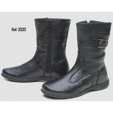 Bota Feminina Mondeo Gilrs confort preto - REF 3333