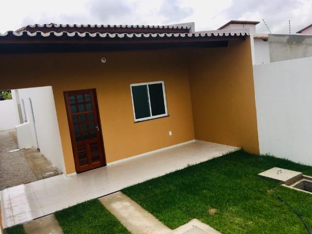 Ent. facilitada linda casa com doc. grátis 2 quartos e 2 suites so casas novas - Foto 14