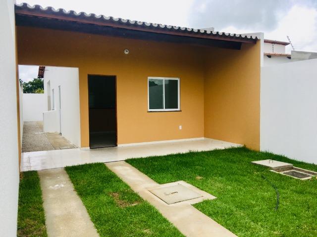Ent. facilitada linda casa com doc. grátis 2 quartos e 2 suites so casas novas - Foto 15