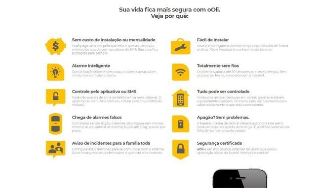 OOli Sistema de monitoramento e alarme mais completo e sem fio kit completo - Foto 4