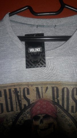 Camiseta GG da Violence Guns N' Roses Nova Original - Foto 2