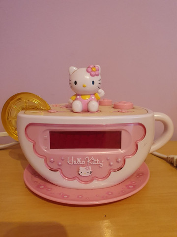 Despertador da Hello Kitty Rádio Relógio 110 V