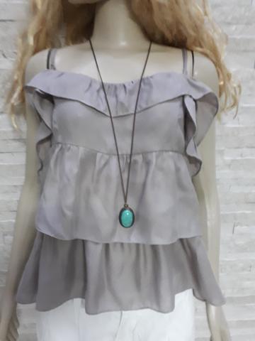 Blusa babados Tam P - Foto 4