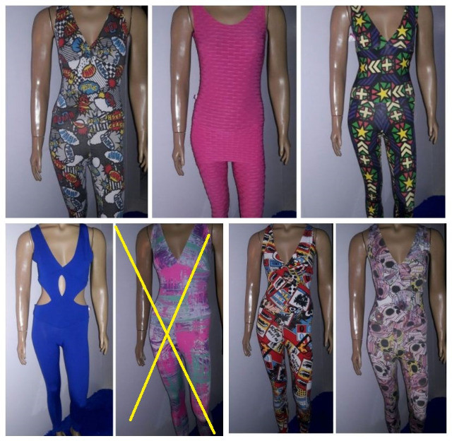 Macacões Fitness Novos M
