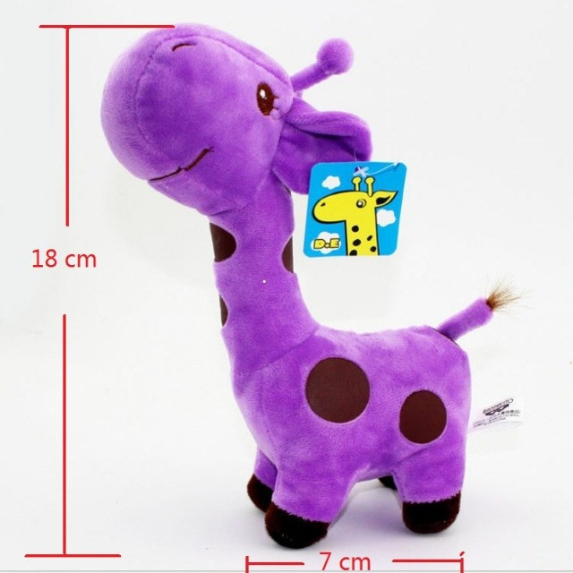 Girafa de Pelúcia 18cm Girafinhas Novas - Foto 6